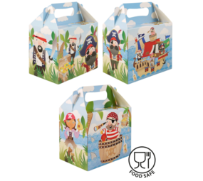 Henbrandt Pirate Party Favor Box 14x9.5x12cm | 12 pieces