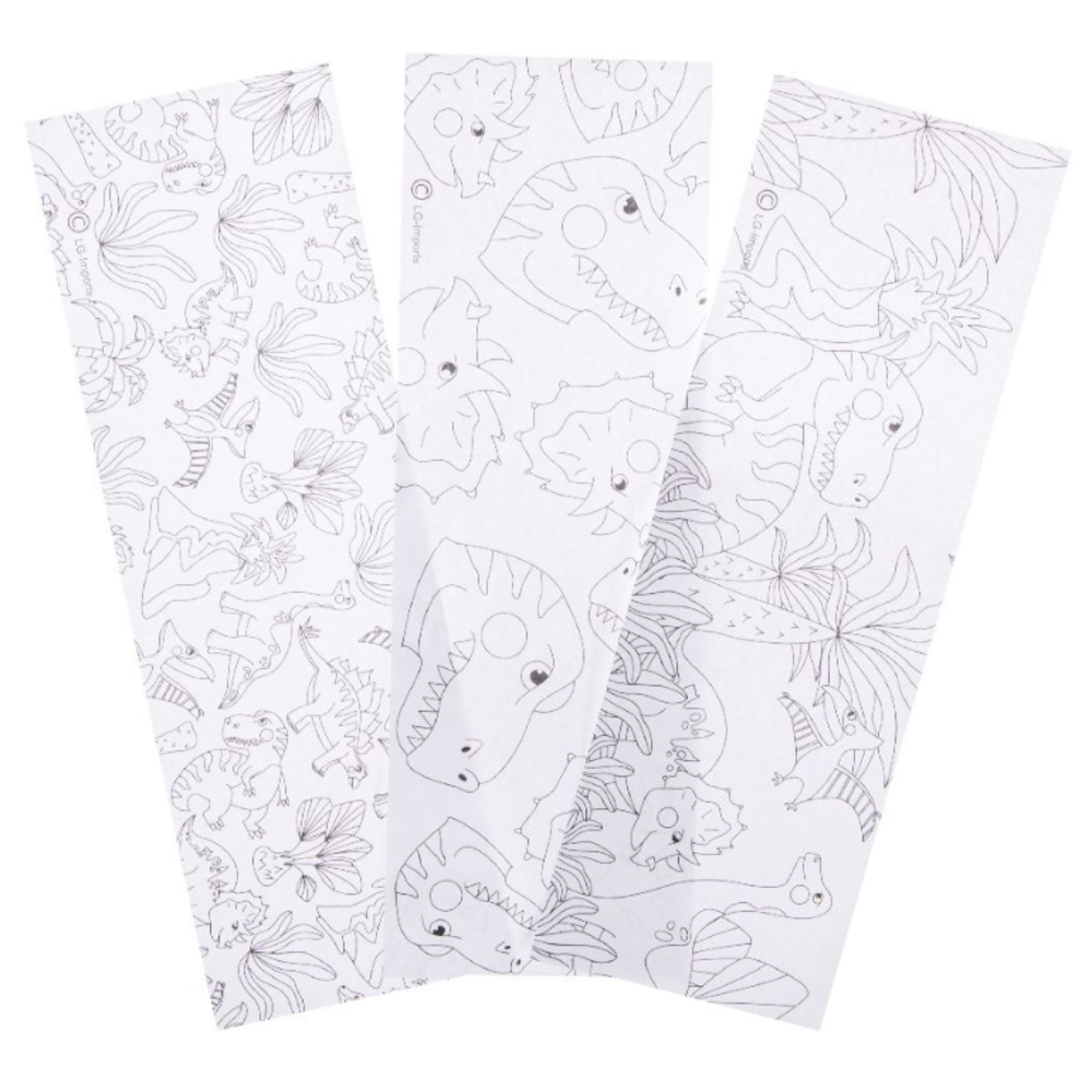 LG Imports Gobelet dinosaure à colorier soi-même | à l'unité