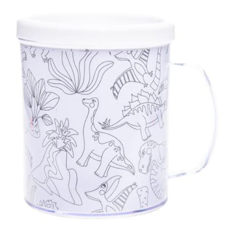 LG Imports Color your own Dino cup | per piece
