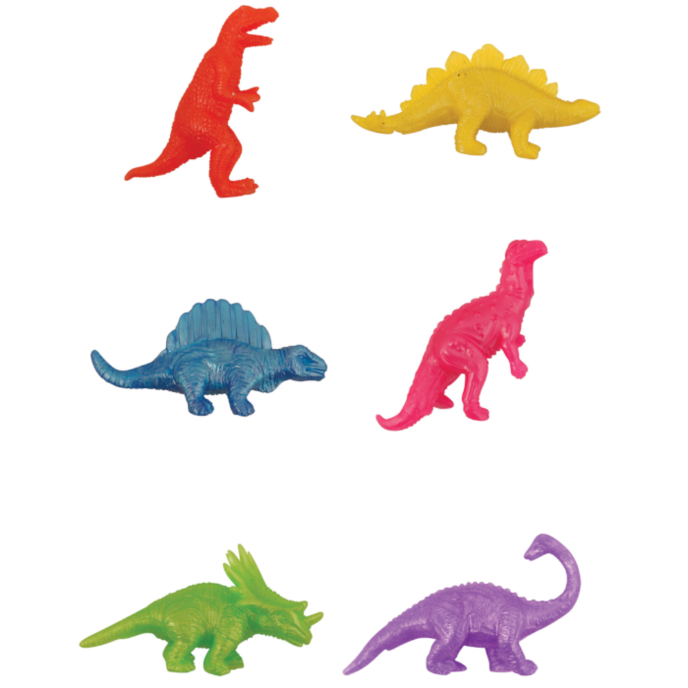 Henbrandt Dinosaure extensible 6-7 cm | 12 pièces