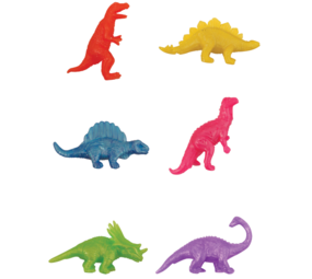 Henbrandt Stretch Dinosaurus 6-7cm | 12 stuks Henbrandt Stretch Dinosaurus 6-7cm | 12 stuks