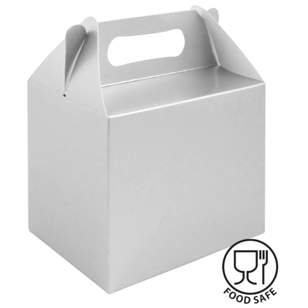 Henbrandt Uitdeeldoosje Zilver 14x9x12cm | per stuk Henbrandt Uitdeeldoosje Zilver 14x9x12cm | per stuk