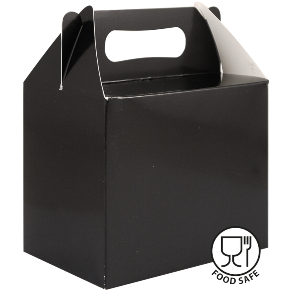Henbrandt Uitdeeldoosje Zwart 14x9x12cm | 12 stuks Henbrandt Uitdeeldoosje Zwart 14x9x12cm | 12 stuks