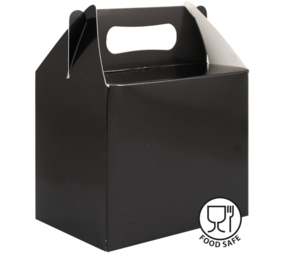Henbrandt Boîte à dragées noire 14 x 9 x 12 cm | 12 pièces