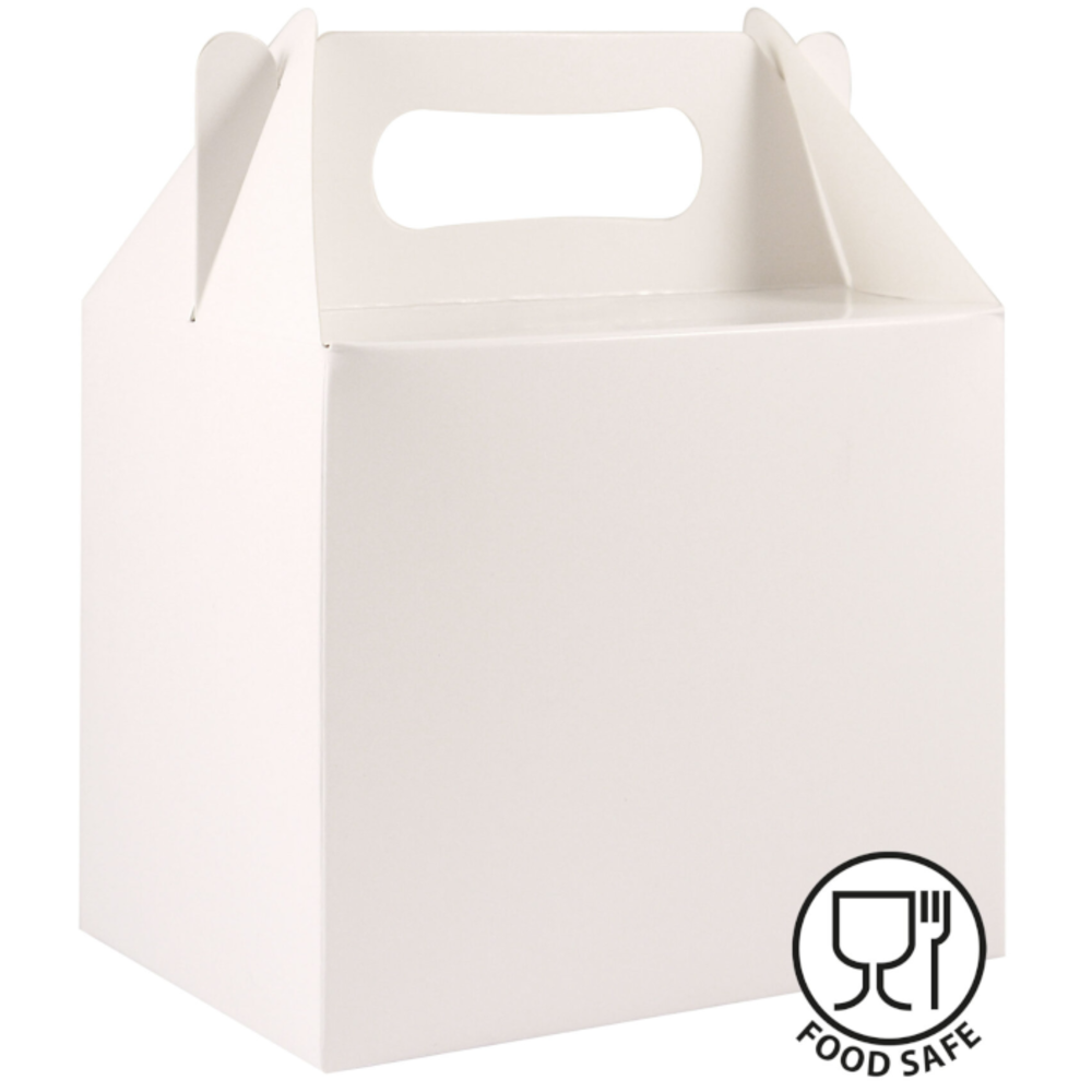 Henbrandt Boîte à dragées blanche 14 x 9 x 12 cm | 12 pièces