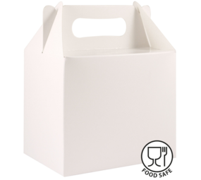 Henbrandt Boîte à dragées blanche 14 x 9 x 12 cm | 12 pièces