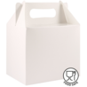Henbrandt Boîte à dragées blanche 14 x 9 x 12 cm | 12 pièces