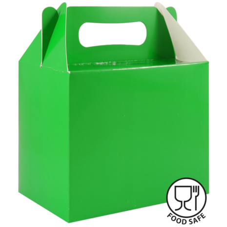 Henbrandt Boîte à dragées verte 14 x 9 x 12 cm | 12 pièces