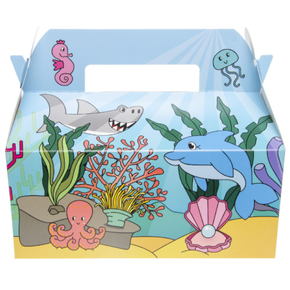 LG Imports Zeedieren Uitdeeldoosje 22,5x12x9,5cm | 12 stuks LG Imports Zeedieren Uitdeeldoosje 22,5x12x9,5cm | 12 stuks