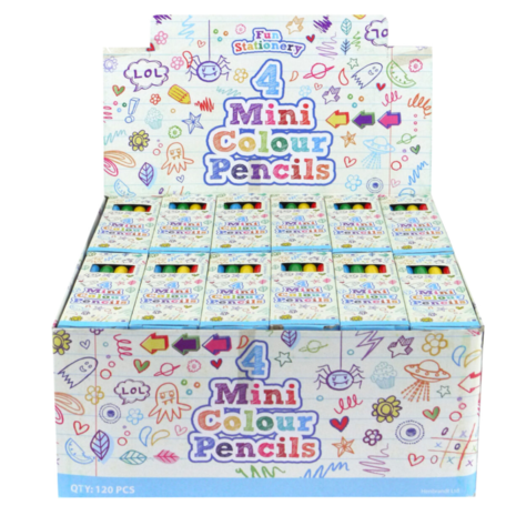 Henbrandt Colored pencils 9cm | 12 boxes