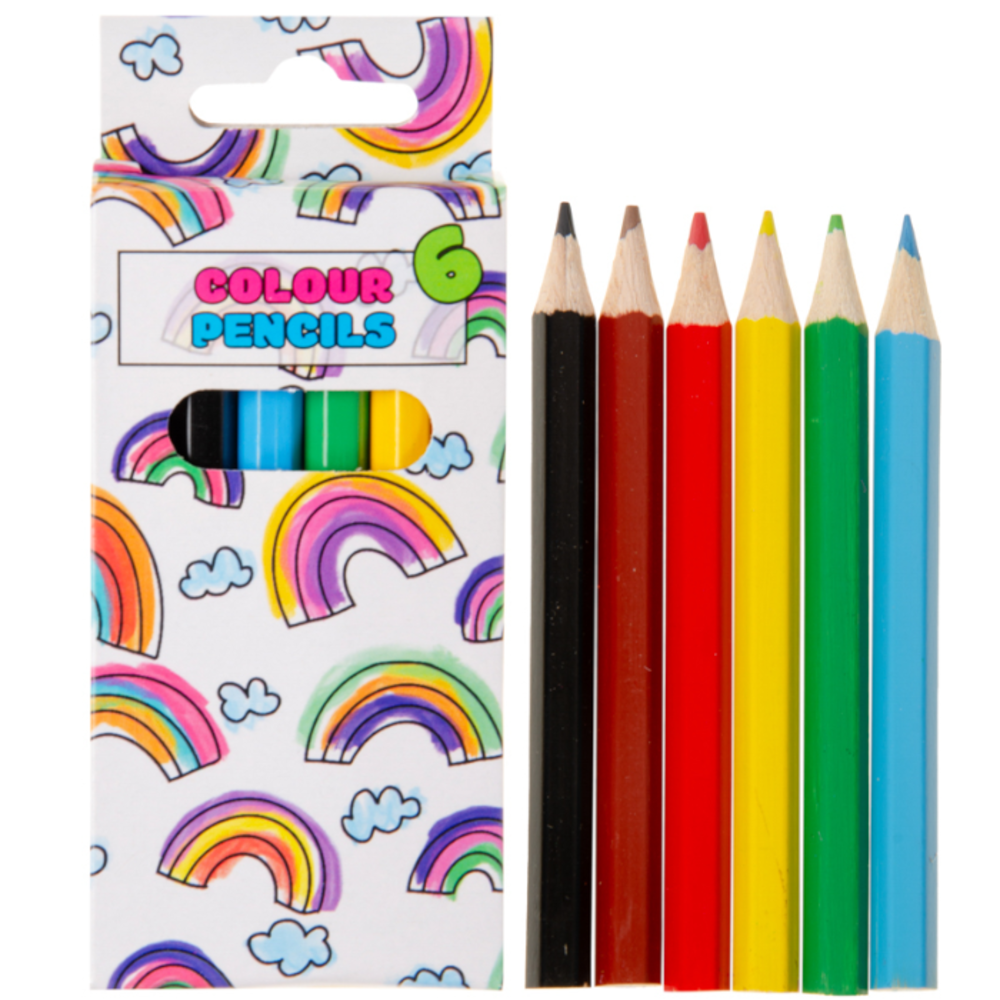 LG Imports Crayons de couleur arc-en-ciel 9 cm | 24 boîtes
