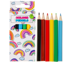 LG Imports Crayons de couleur arc-en-ciel 9 cm | 24 boîtes