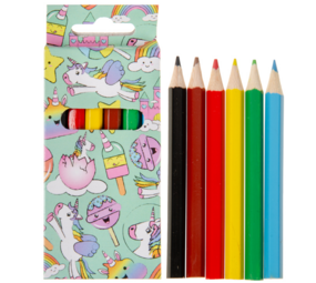 LG Imports Einhorn-Buntstifte 9 cm | 24 Schachteln