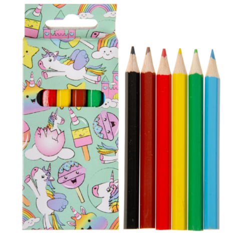 LG Imports Einhorn-Buntstifte 9 cm | 24 Schachteln