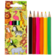 LG Imports Crayons de couleur Animaux de la jungle 9 cm | 24 boîtes