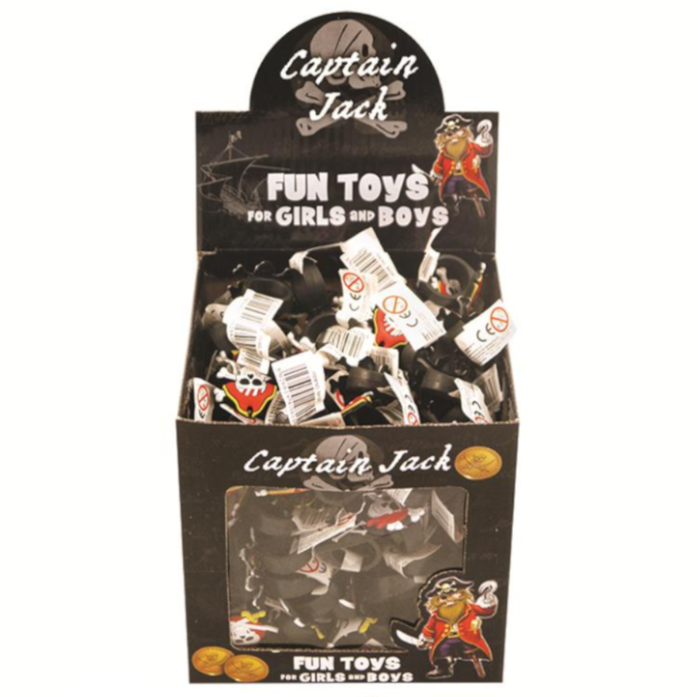 LG Imports Pirate Ring 2x3cm | 12 pieces