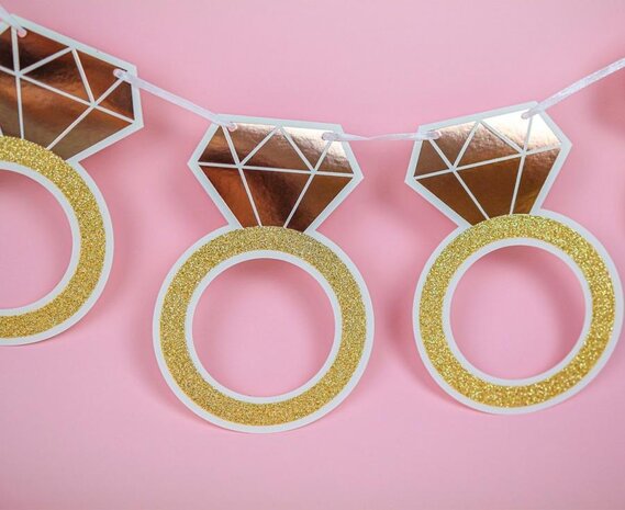 Godan Diamond Ring Garland 160cm | per piece