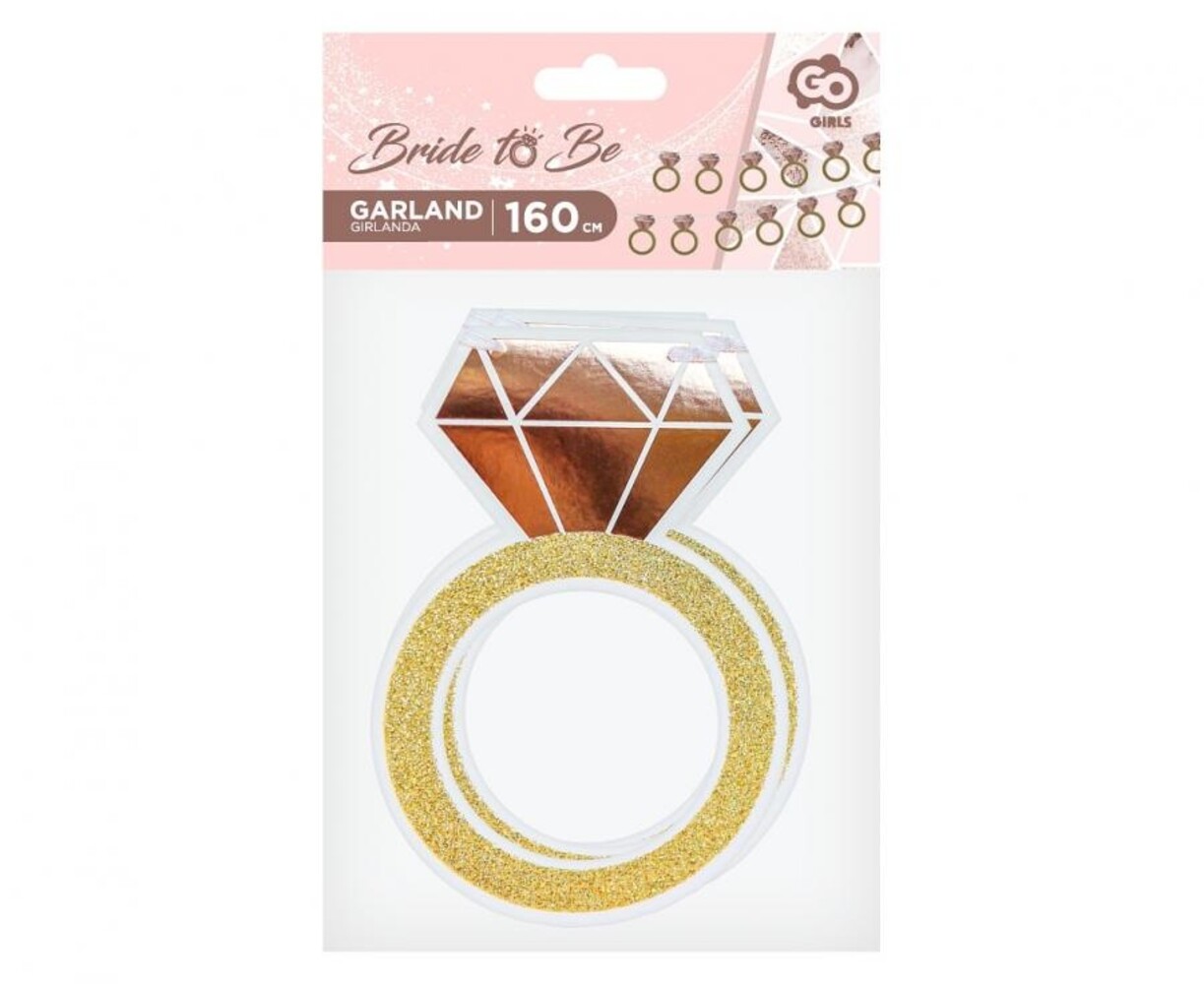 Godan Diamond Ring Garland 160cm | per piece