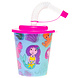 LG Imports Mermaid Treat Cup with Straw 250ml | 12 pieces