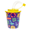 LG Imports Gamer Neon-Trinkbecher mit Strohhalm 250 ml | 12 Stück LG Imports Gamer Neon-Trinkbecher mit Strohhalm 250 ml | 12 Stück