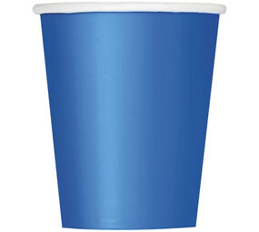 Unique Party Blauwe Bekers 270ml | 14 stuks Unique Party Blauwe Bekers 270ml | 14 stuks