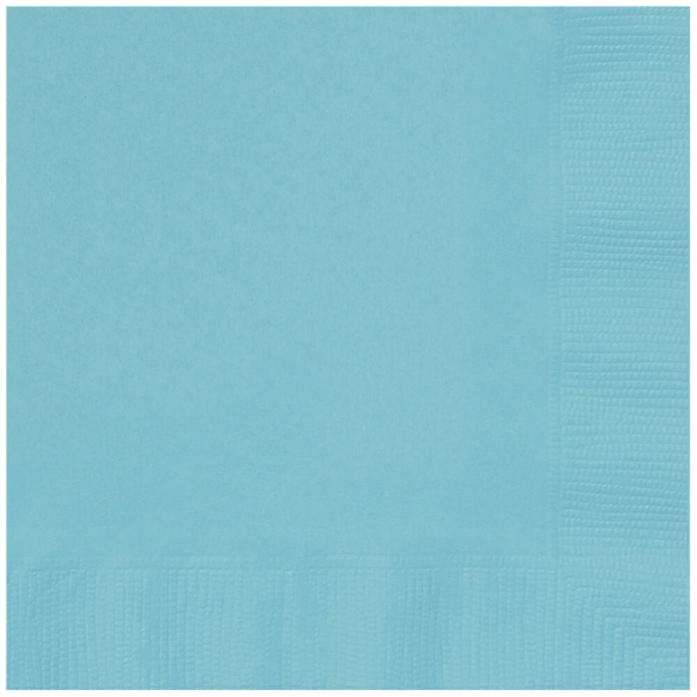 Unique Party Turquoise Servetten 33x33cm | 20 stuks Unique Party Turquoise Servetten 33x33cm | 20 stuks