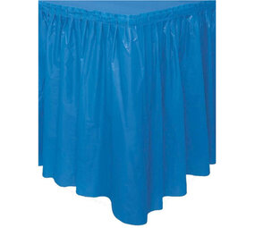 Unique Party Blauwe Tafelrok 73cmx426cm | per stuk