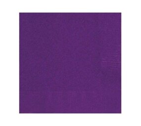 Unique Party Purple Napkins 33x33cm | 50 pieces