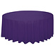 Unique Party Purple Round Tablecloth 213cm | per piece Unique Party Purple Round Tablecloth 213cm | per piece
