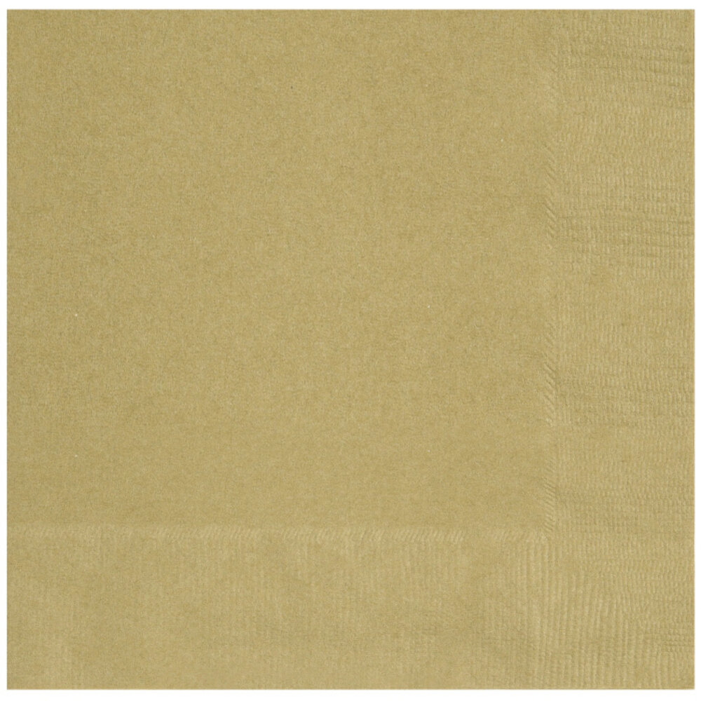 Unique Party Gouden Servetten 33x33cm | 50 stuks Unique Party Gouden Servetten 33x33cm | 50 stuks