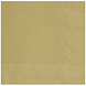 Unique Party Goldene Servietten 33x33cm | 50 Stück