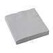 Unique Party Silberne Servietten 33x33cm | 50 Stück