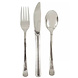 Unique Party 18-piece Silver Cutlery Set