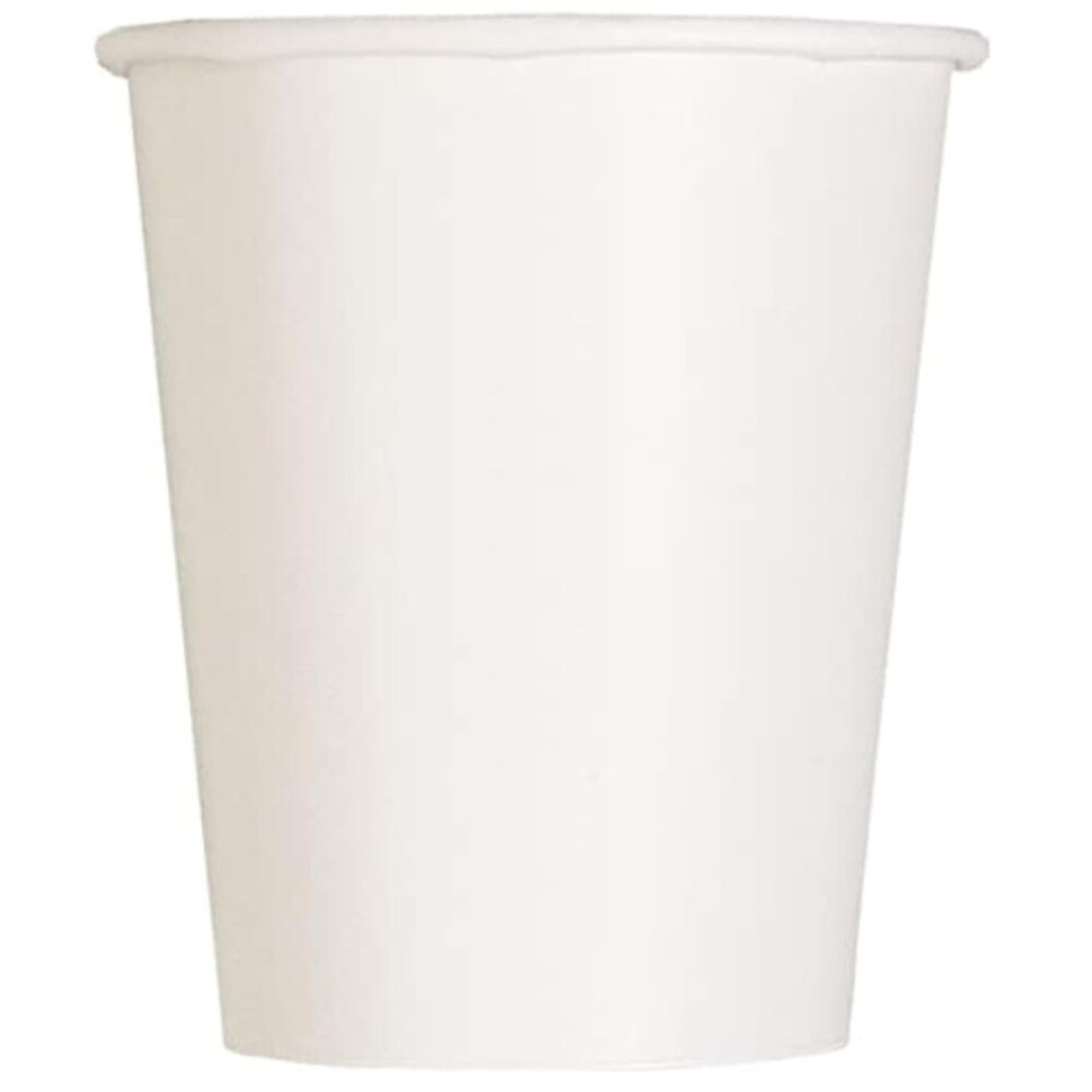 Unique Party Gobelets blancs 270 ml | 14 pièces