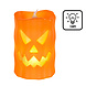 Boland Pumpkin LED Candle Halloween 10cm | per piece Boland Pumpkin LED Candle Halloween 10cm | per piece