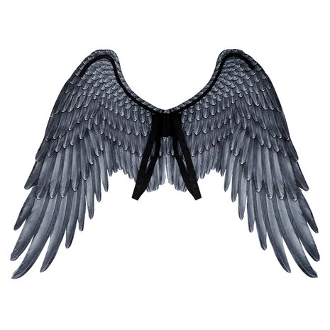 Boland Angel Wings Black 95x75cm | per piece Boland Angel Wings Black 95x75cm | per piece