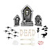 Boland Halloween-Grabstein-Dekorationsset | 10-teilig