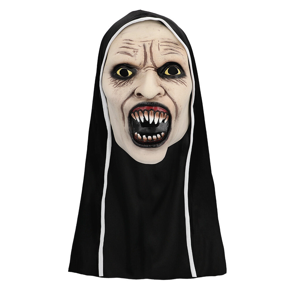 Boland Mask Screaming Nun Halloween Latex