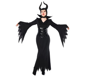 Boland Costume de Reine Sorcière Noire pour Halloween
