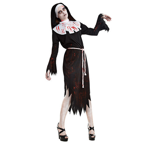 Boland Costume de nonne zombie pour femmes Boland Costume de nonne zombie pour femmes