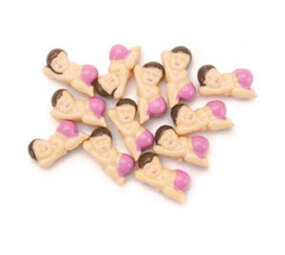 Unique Party Baby Shower Party Favor Sleeping Baby Pink 3cm | 12 pieces