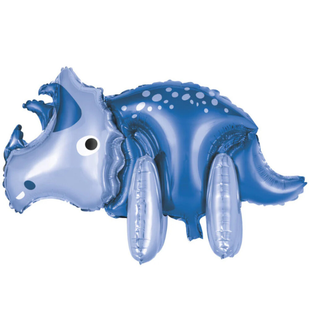 Unique Party Dinosaur 3D Standing Foil Balloon 87cm Deflated | per piece