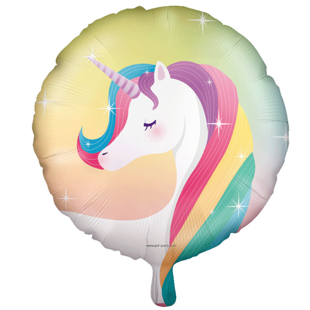 Paper Dreams Ballon licorne à l'hélium 45 cm dégonflé | à l'unité