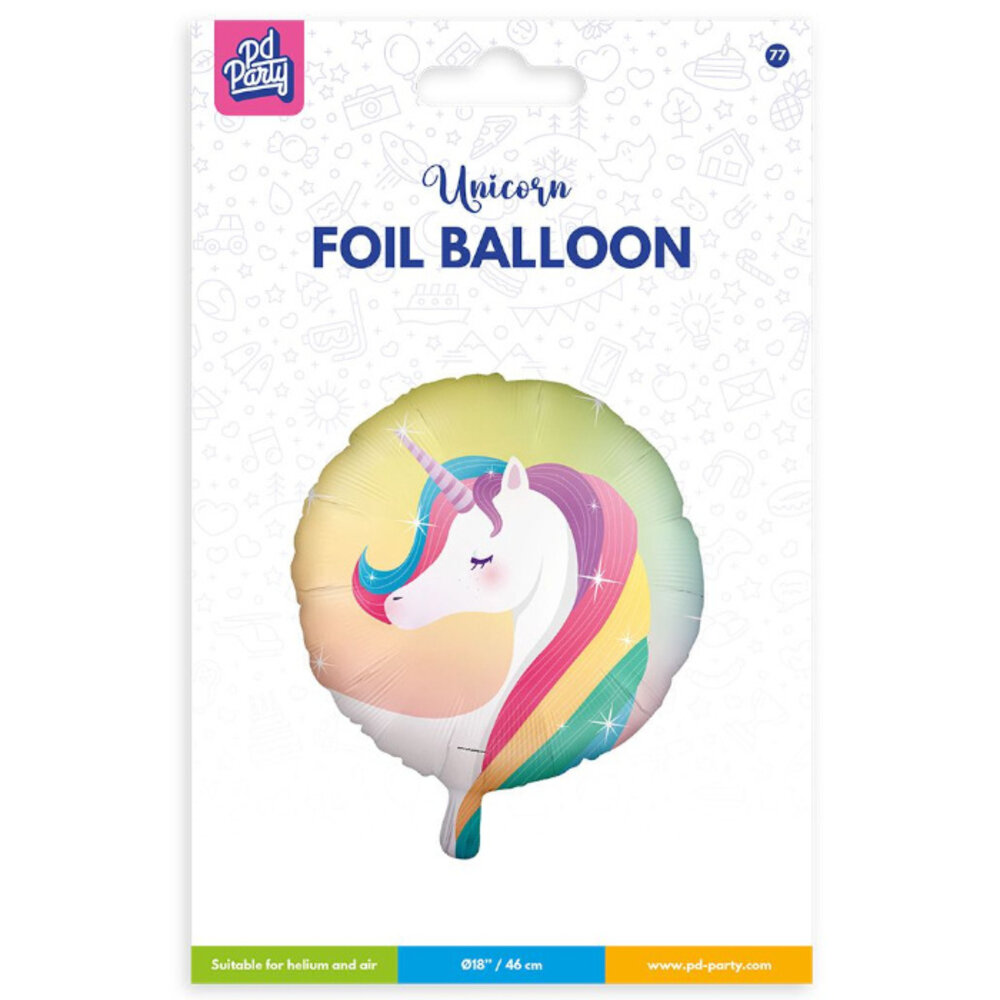 Paper Dreams Eenhoorn Helium Ballon 45cm Leeg | per stuk