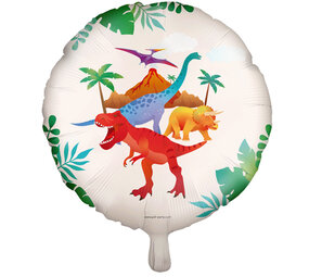 Paper Dreams Dinosaurus Helium Ballon 45cm Leeg | per stuk Paper Dreams Dinosaurus Helium Ballon 45cm Leeg | per stuk