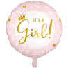 Paper Dreams Heliumballon It's a Girl, 45 cm, leer | pro Stück Paper Dreams Heliumballon It's a Girl, 45 cm, leer | pro Stück