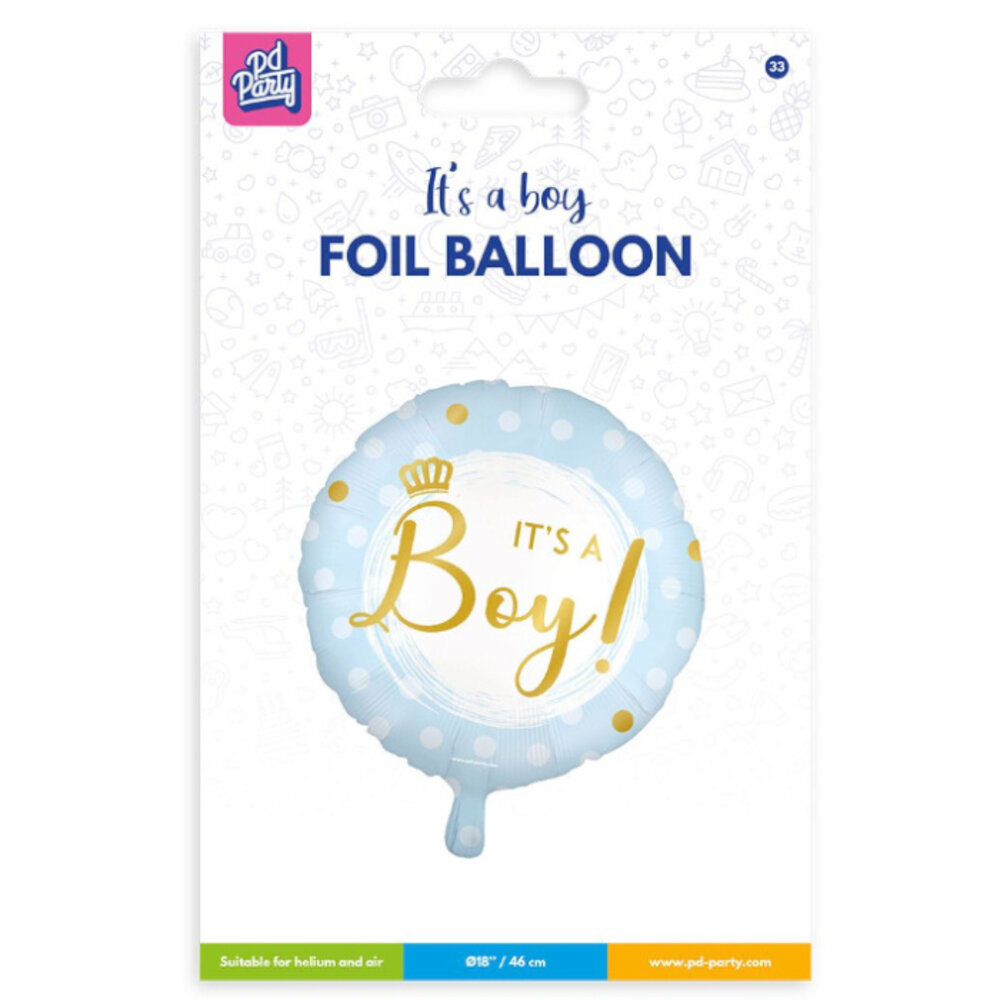 Paper Dreams Helium Ballon It's a Boy 45cm Leeg | per stuk