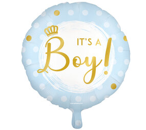 Paper Dreams Helium Ballon It's a Boy 45cm Leeg | per stuk Paper Dreams Helium Ballon It's a Boy 45cm Leeg | per stuk