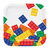 Creative Converting Lego Block Party Plates 18cm | 8 pieces Creative Converting Lego Block Party Plates 18cm | 8 pieces