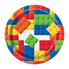Unique Party Lego Borden Party Time 18cm | 8 stuks Unique Party Lego Borden Party Time 18cm | 8 stuks